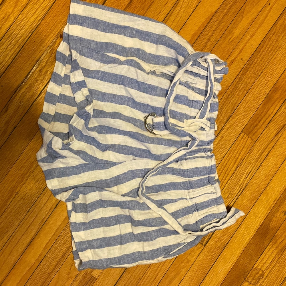 Blue and white shorts size large by love rare